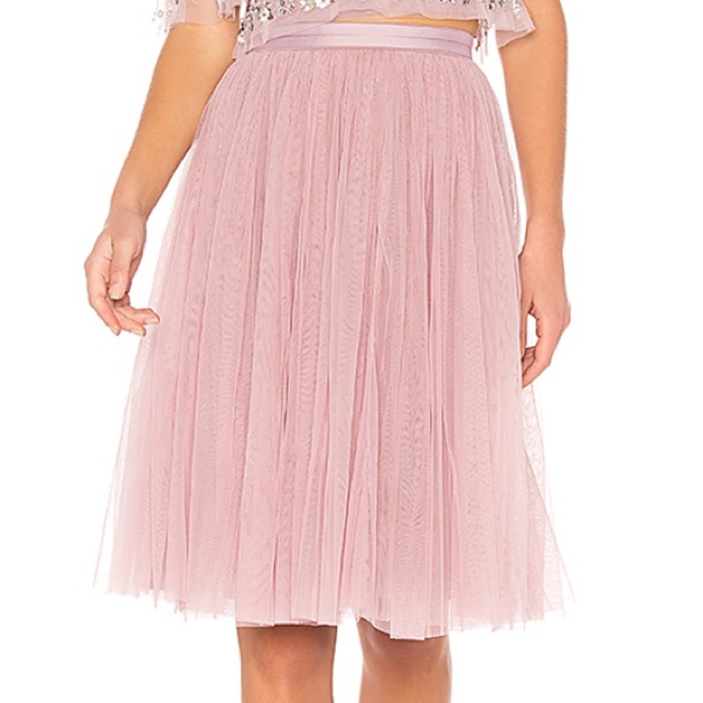TULLE MIDI SKIRT